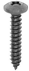 PHIL PAN HEAD SCREW, #10 X 1, BLK OXIDE